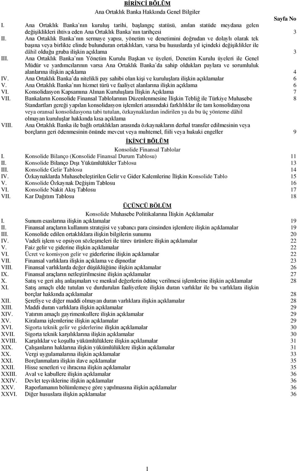 Ana Ortaklık Banka nın sermaye yapısı, yönetim ve denetimini doğrudan ve dolaylı olarak tek başına veya birlikte elinde bulunduran ortaklıkları, varsa bu hususlarda yıl içindeki değişiklikler ile