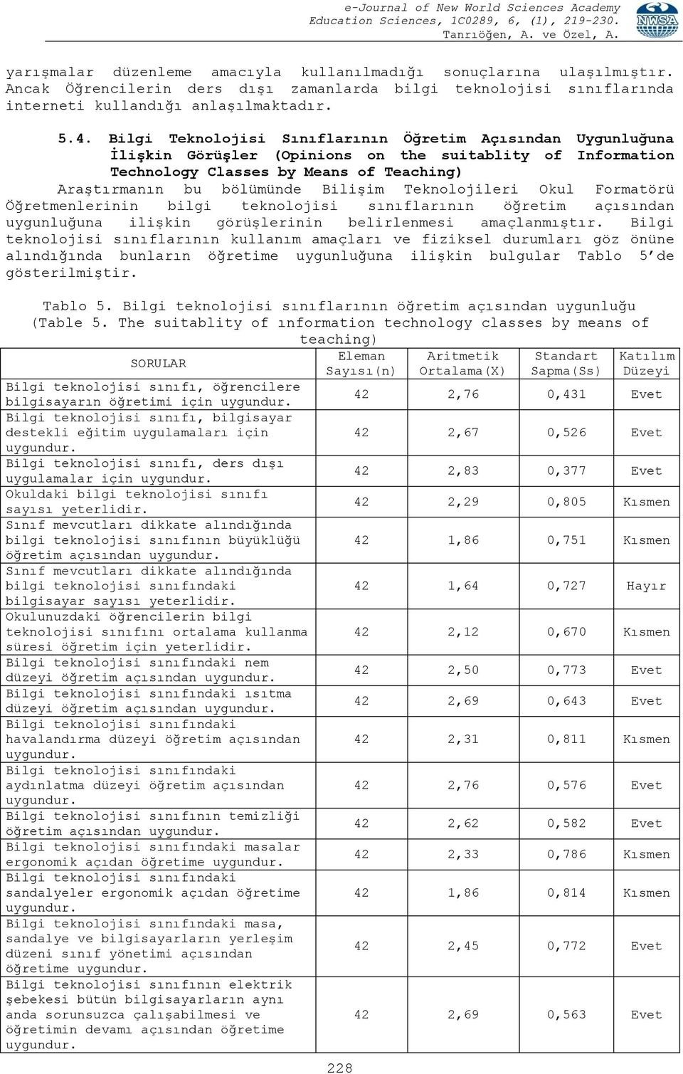 Teknolojileri Okul Formatörü Öğretmenlerinin bilgi teknolojisi sınıflarının öğretim açısından uygunluğuna iliģkin görüģlerinin belirlenmesi amaçlanmıģtır.