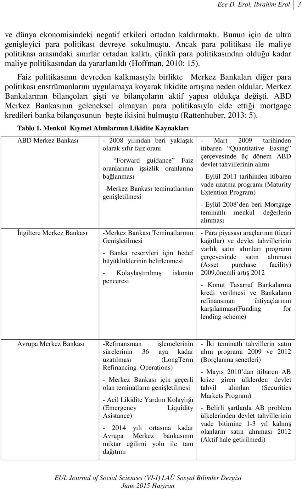 Faiz politikasının devreden kalkmasıyla birlikte Merkez Bankaları diğer para politikası enstrümanlarını uygulamaya koyarak likidite artışına neden oldular, Merkez Bankalarının bilançoları şişti ve