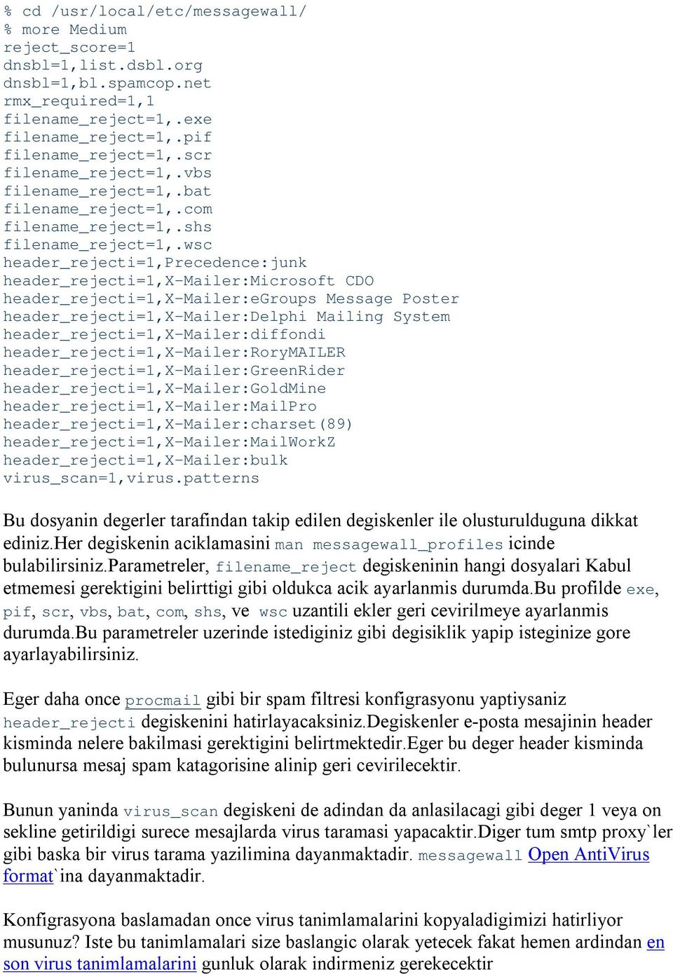 wsc header_rejecti=1,precedence:junk header_rejecti=1,x-mailer:microsoft CDO header_rejecti=1,x-mailer:egroups Message Poster header_rejecti=1,x-mailer:delphi Mailing System