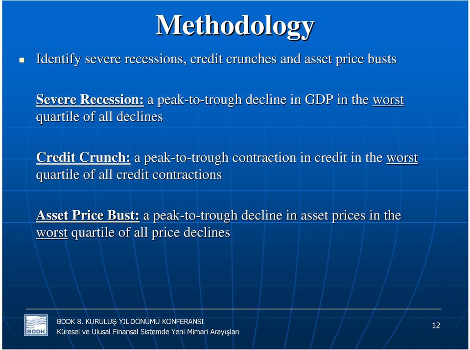 peak-to to-trough trough contraction in credit in the worst quartile of all credit contractions