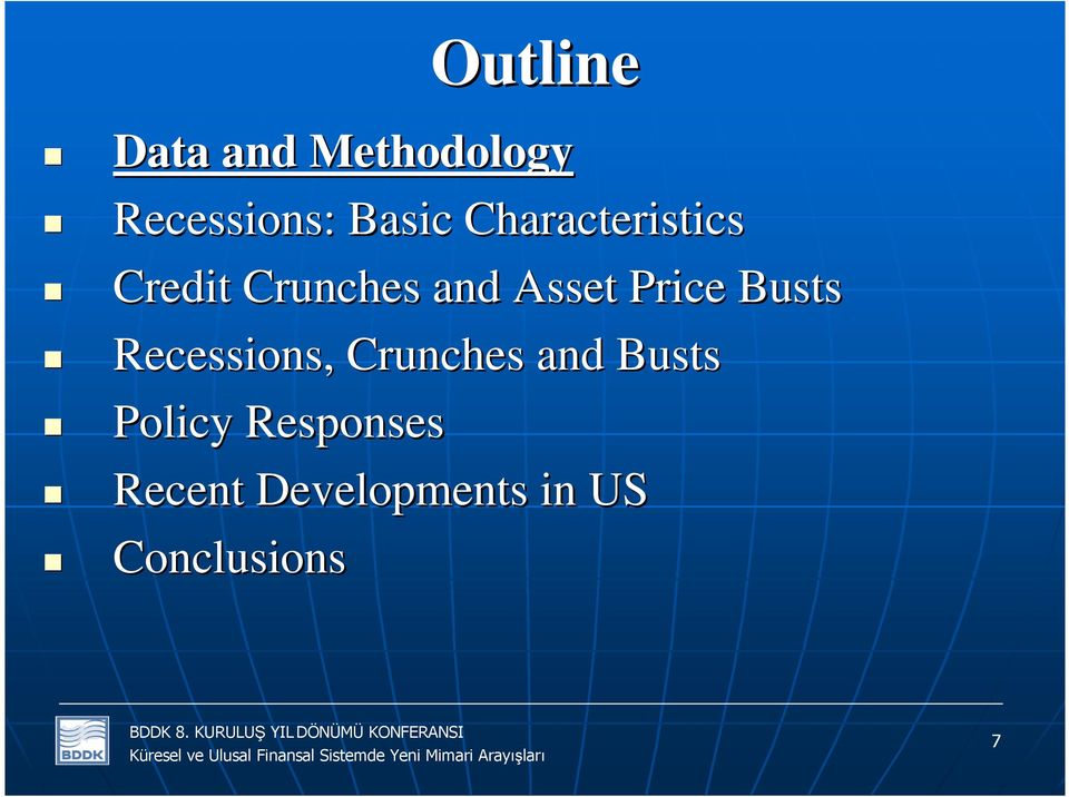 Price Busts Recessions, Crunches and Busts