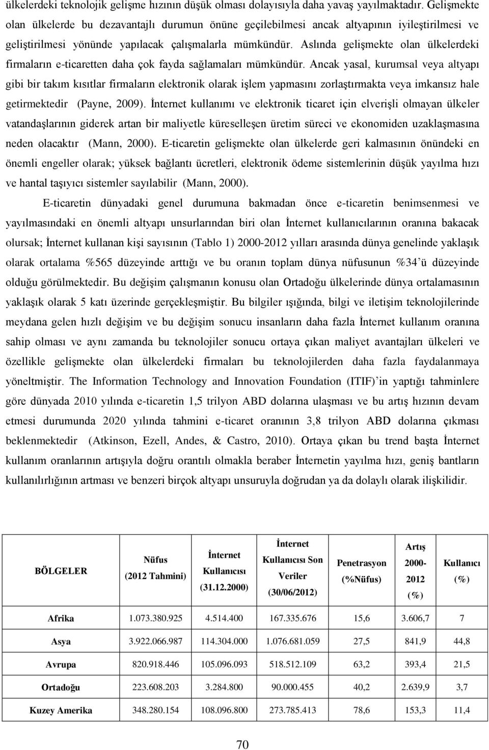 Aslında gelişmekte olan ülkelerdeki firmaların e-ticaretten daha çok fayda sağlamaları mümkündür.