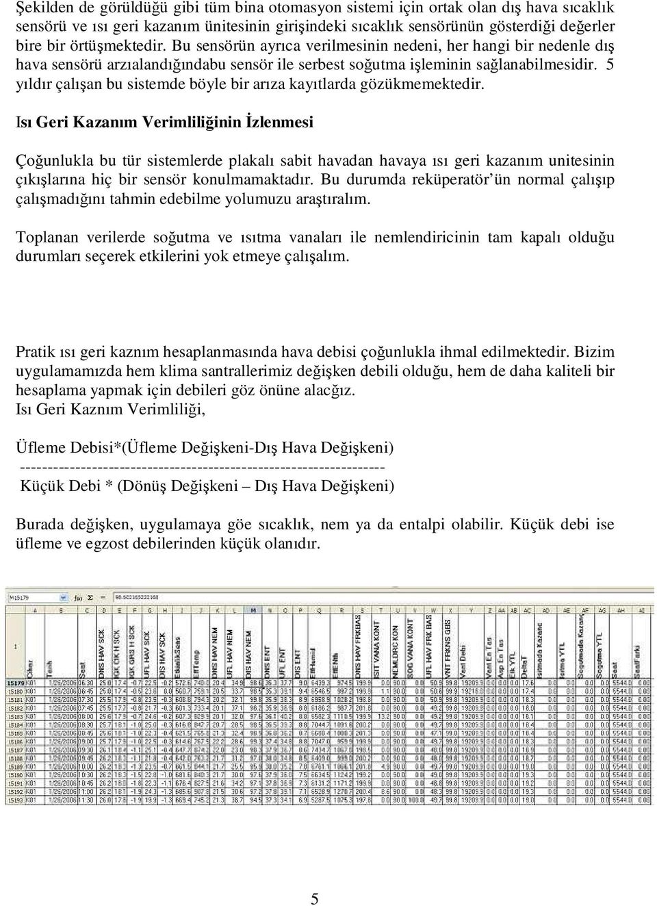 5 yıldır çalışan bu sistemde böyle bir arıza kayıtlarda gözükmemektedir.