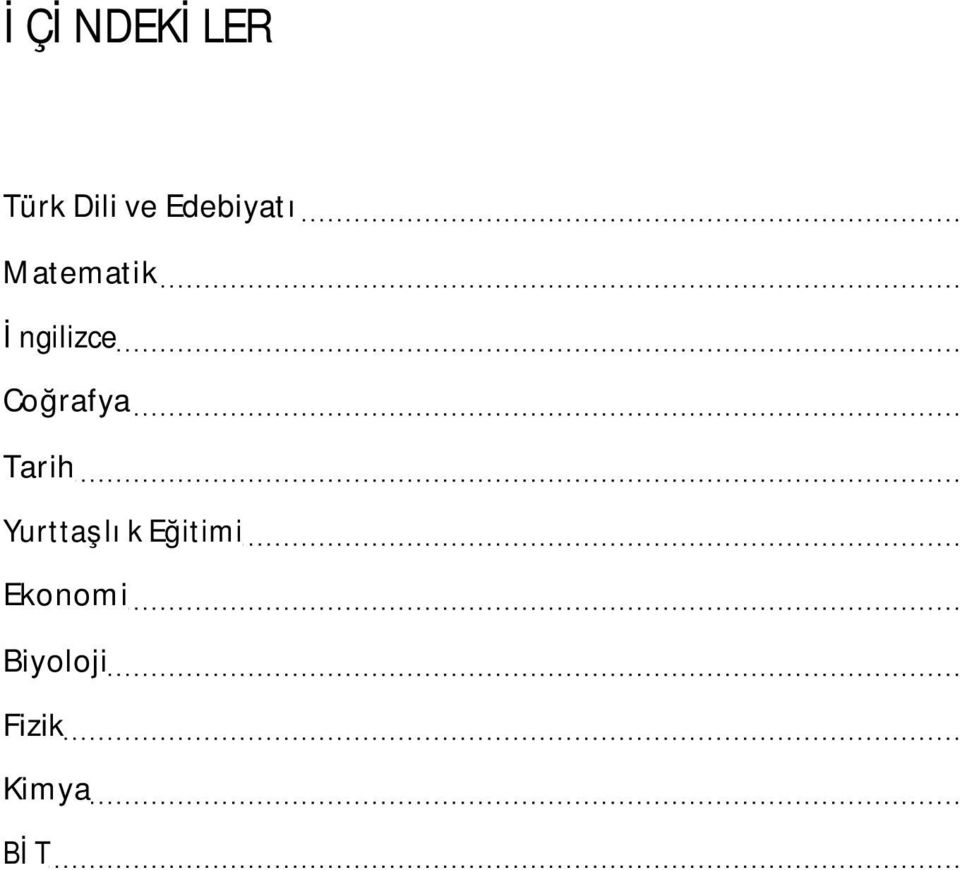 Coğrafya Tarih Yurttaşlık