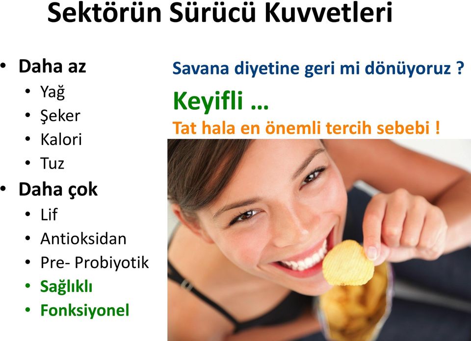 Probiyotik Sağlıklı Fonksiyonel Savana diyetine