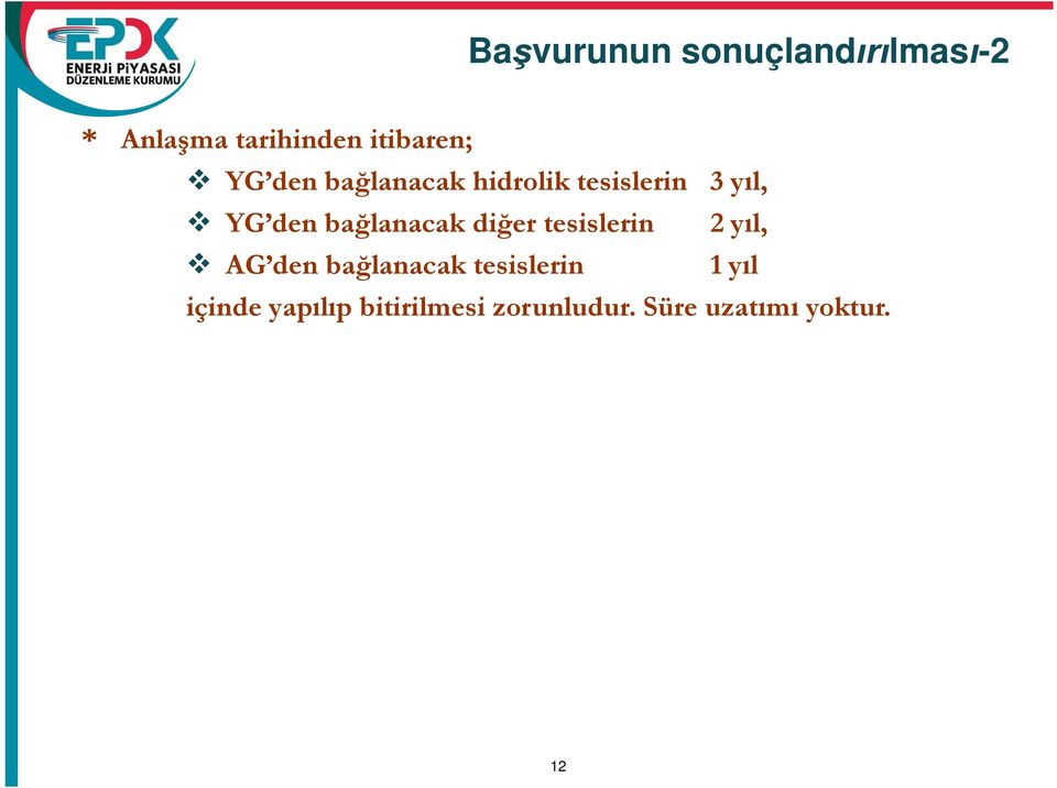 lanacak di er tesislerin 2 y l, AG den ba lanacak tesislerin