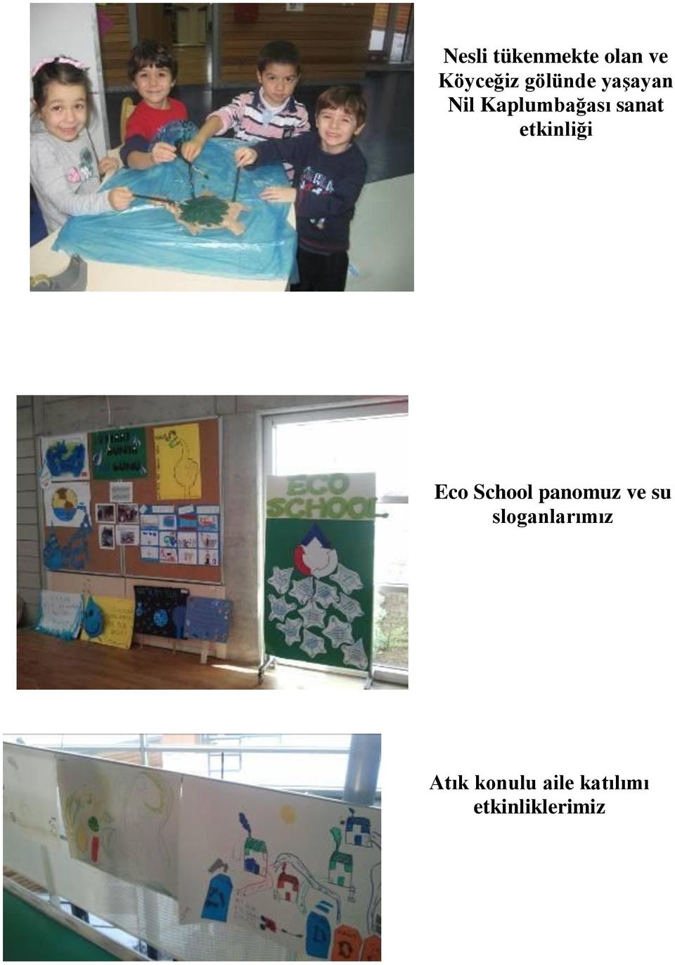 etkinliği Eco School panomuz ve su