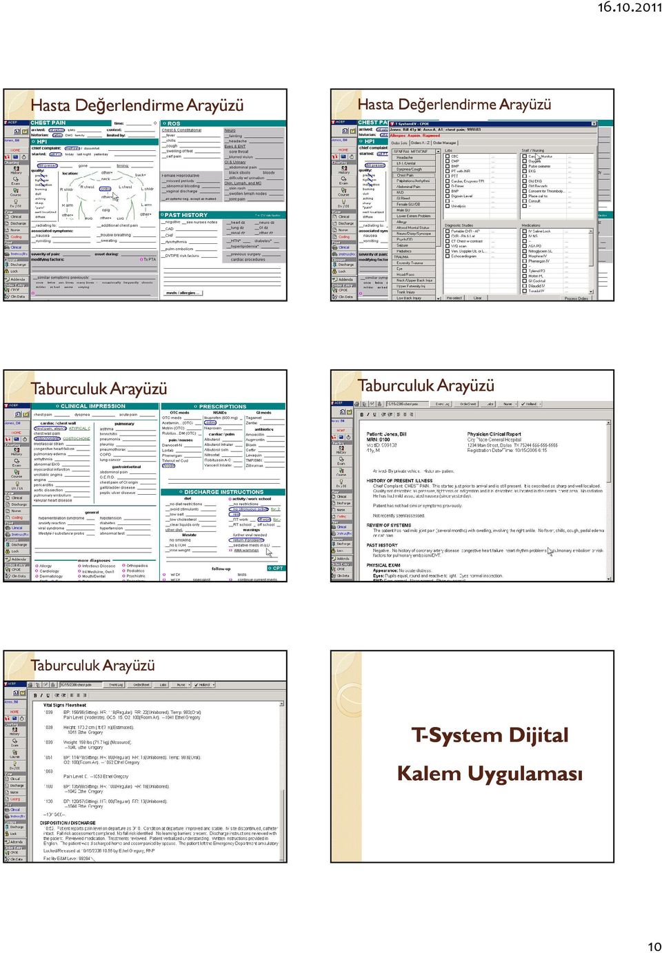 Taburculuk Arayüzü T-System Dijital Kalem