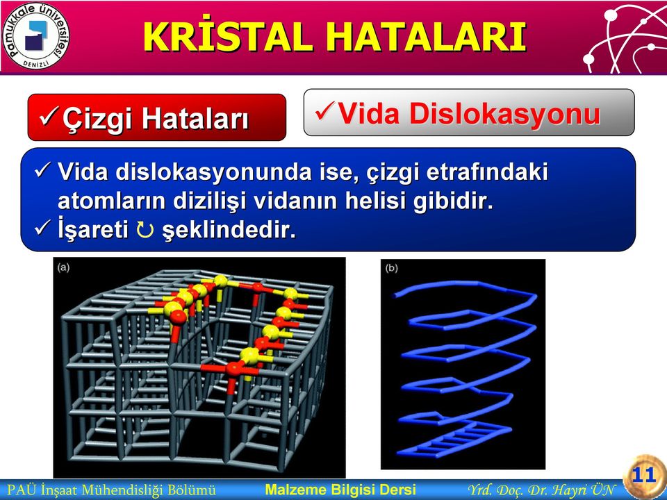 i vidanın n helisi gibidir. İşareti şeklindedir.