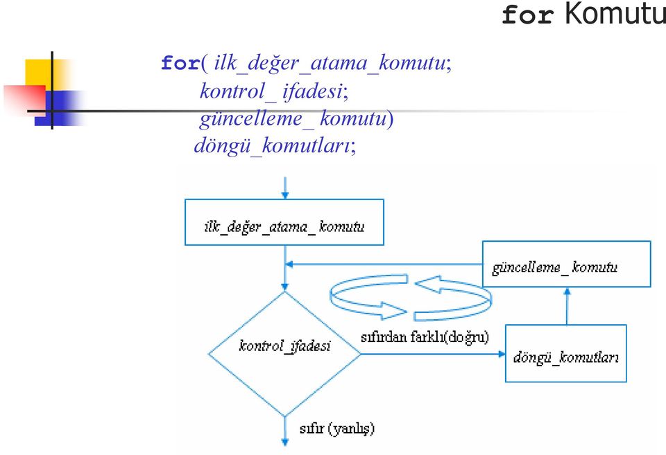 kontrol_ ifadesi;