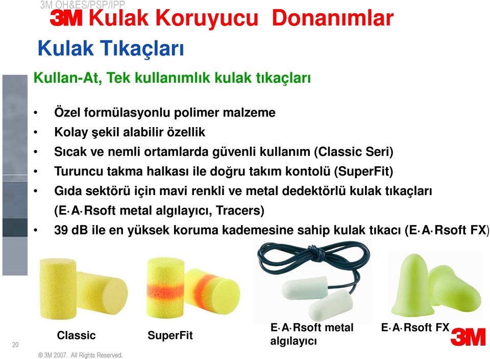 kontolü (SuperFit) Gıda sektörü için mavi renkli ve metal dedektörlü kulak tıkaçları (E A Rsoft metal algılayıcı, Tracers) 39