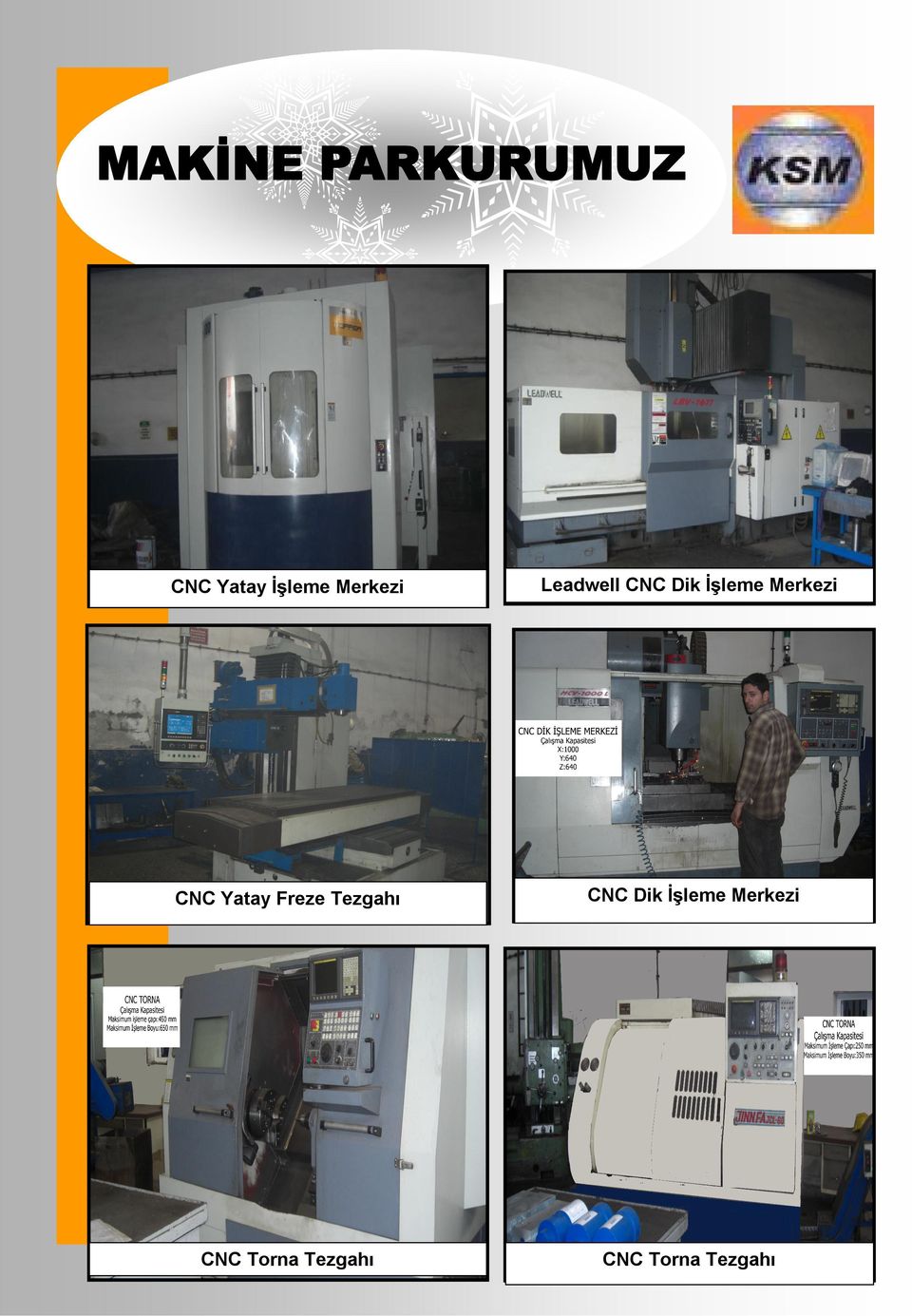 CNC Yatay Freze Tezgahı CNC Dik İşleme