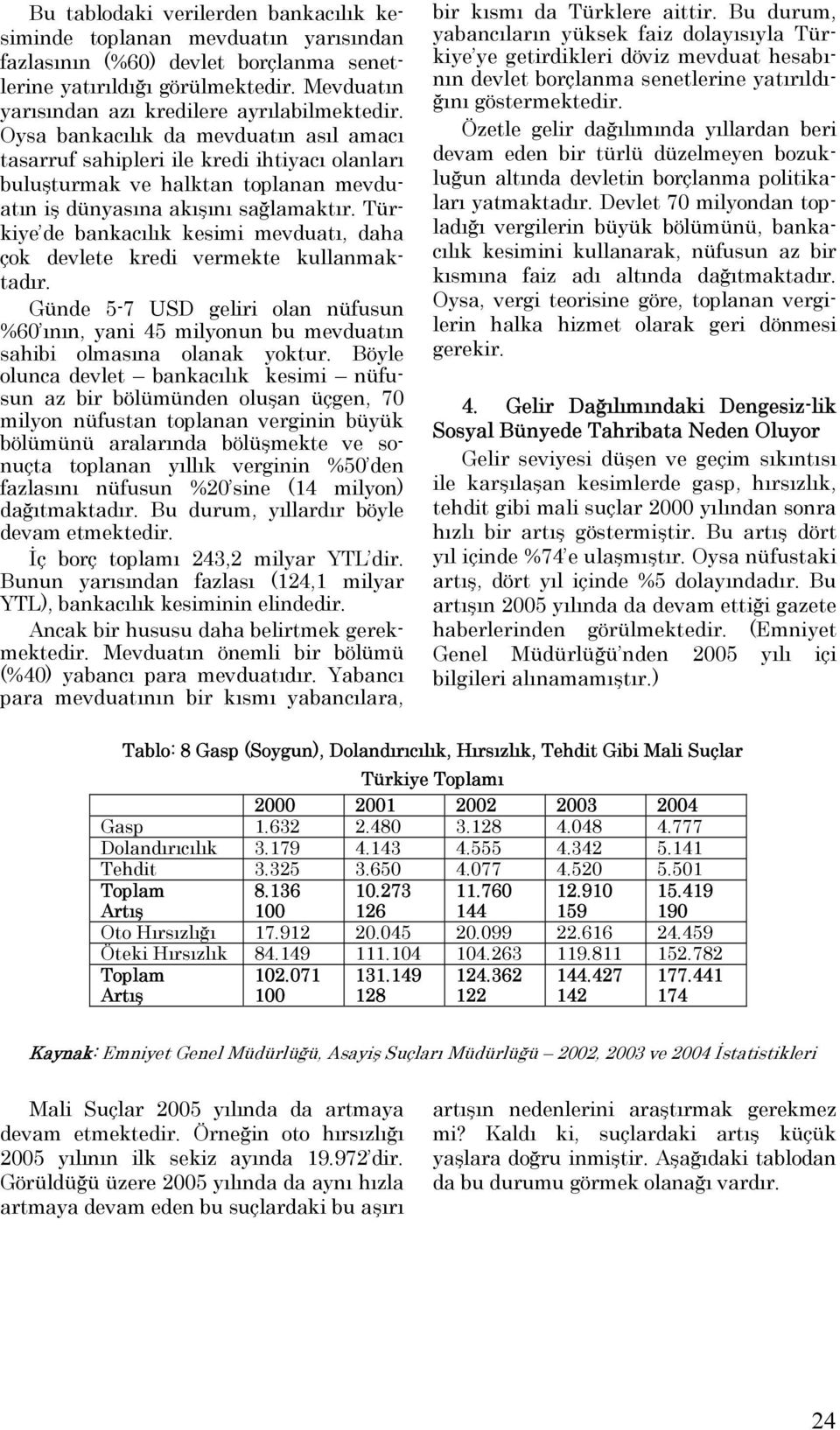 Oysa bankacılık da mevduatın asıl amacı tasarruf sahipleri ile kredi ihtiyacı olanları buluşturmak ve halktan toplanan mevduatın iş dünyasına akışını sağlamaktır.