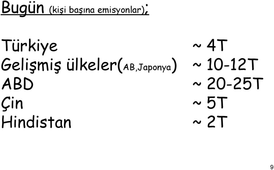 Gelişmiş ülkeler(ab,japonya) ~