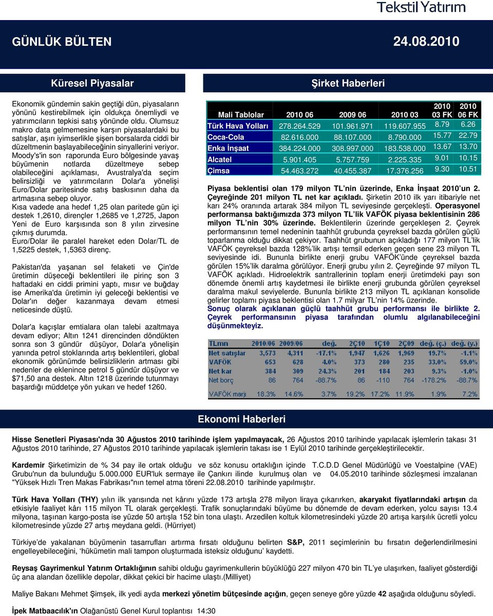 Moody's'in son raporunda Euro bölgesinde yavaş büyümenin notlarda düzeltmeye sebep olabileceğini açıklaması, Avustralya'da seçim belirsizliği ve yatırımcıların Dolar'a yönelişi Euro/Dolar paritesinde