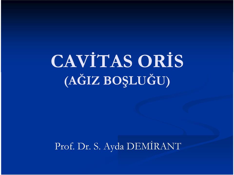 BOŞLUĞU) Prof.