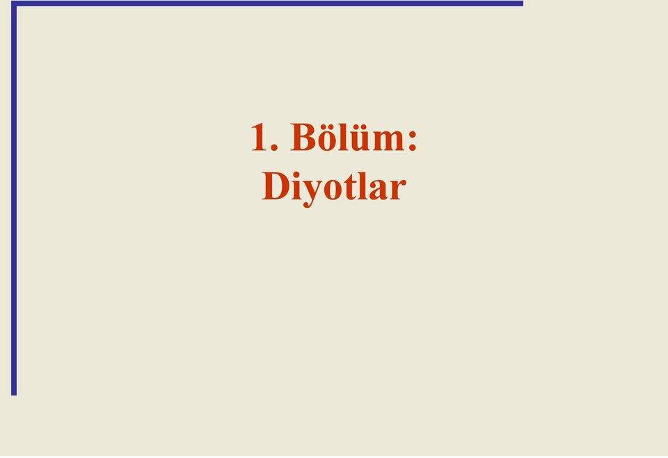 Diyotlar