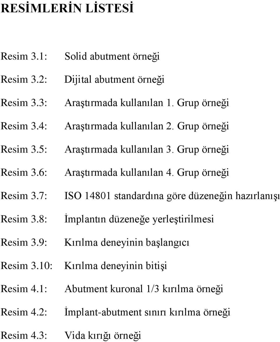 Grup örneği Araştırmada kullanılan 3. Grup örneği Araştırmada kullanılan 4.