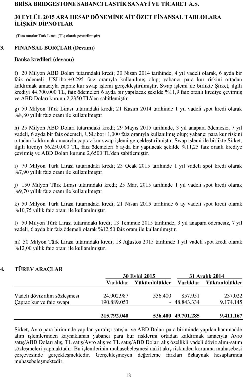 000 TL, faiz ödemeleri 6 ayda bir yapılacak şekilde %11,9 faiz oranlı krediye çevirmiş ve ABD Doları kurunu 2,2350 TL'den sabitlemiştir.