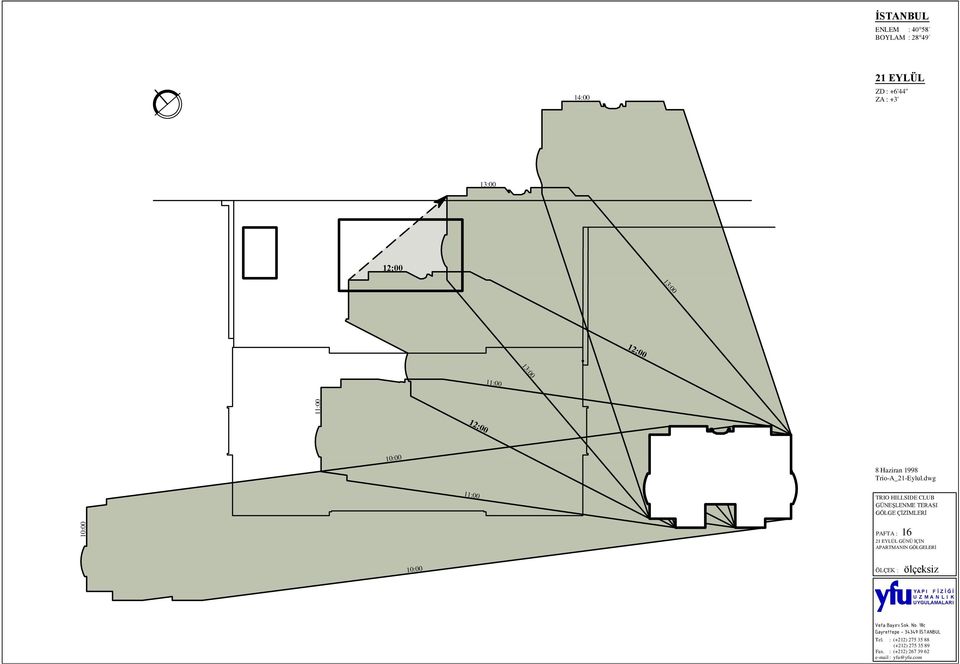 dwg TRIO HILLSIDE CLUB GÜNEŞLENME TERASI GÖLGE ÇİZİMLERİ PAFTA : 16 21 EYLÜL GÜNÜ İÇİN