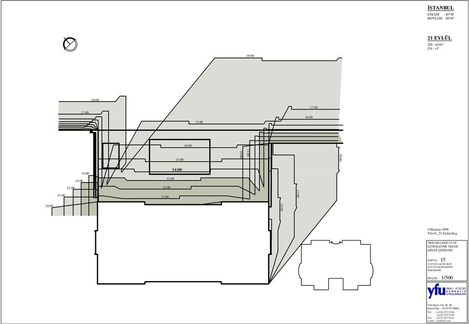 dwg TRIO HILLSIDE CLUB GÜNEŞLENME TERASI GÖLGE ÇİZİMLERİ PAFTA : 15 21 EYLÜL GÜNÜ İÇİN CITY CLUB