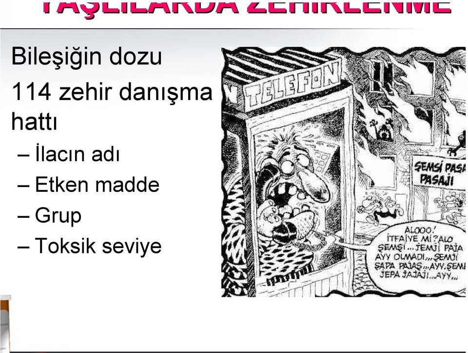 danışma hattı İlacın adı