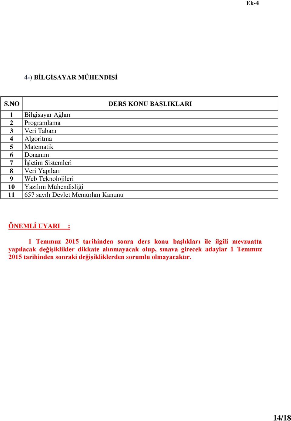 Matematik 6 Donanım 7 İşletim Sistemleri 8 Veri