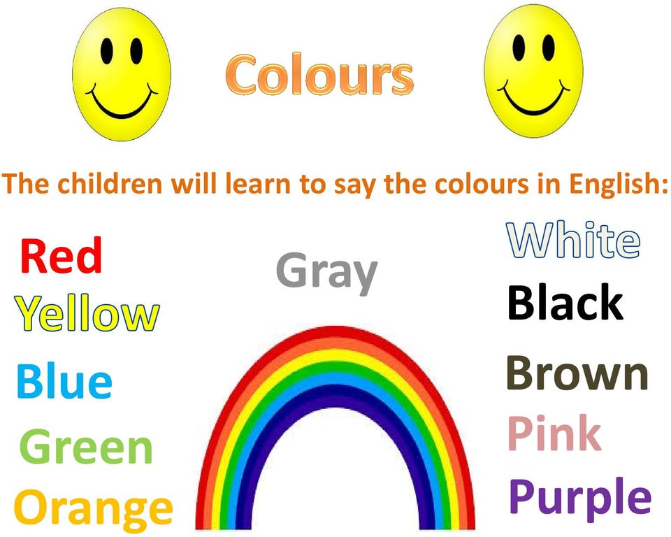 English: Red Blue Green