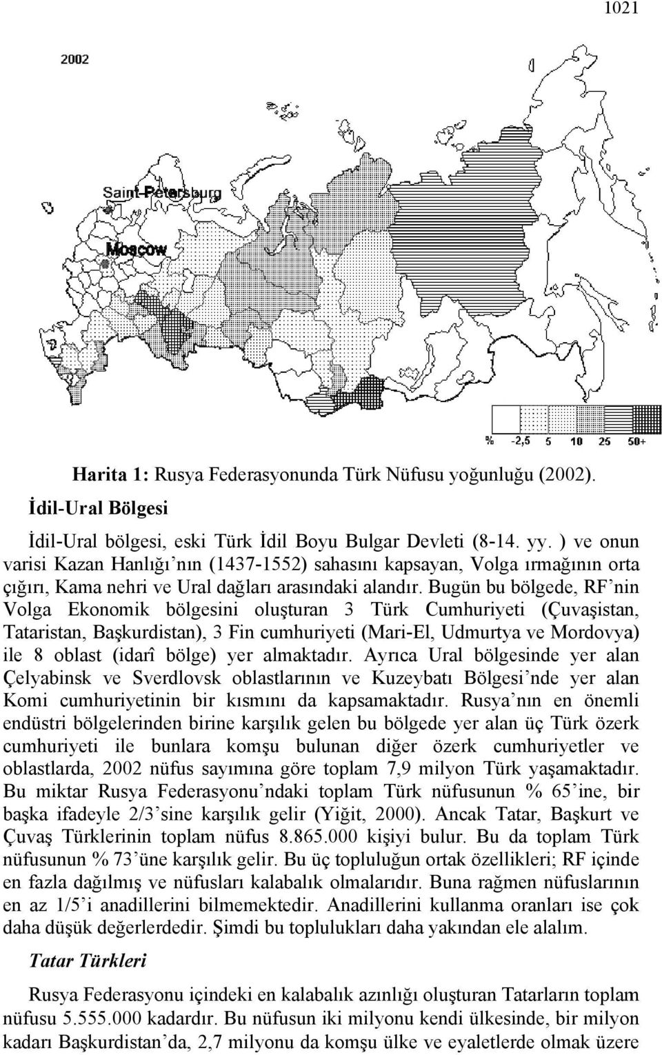 Bugün bu bölgede, RF ninn Volga Ekonomik bölgesini oluşturan 3 Türk Cumhuriyeti (Çuvaşistan, Tataristan, Başkurdistan), 3 Fin cumhuriyeti (Mari-El, Udmurtya ve Mordovya) ile 8 oblast (idarî bölge)