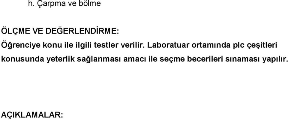 Laboratuar ortamında plc çeşitleri konusunda