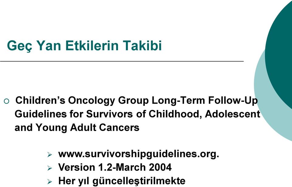 Adolescent and Young Adult Cancers www.
