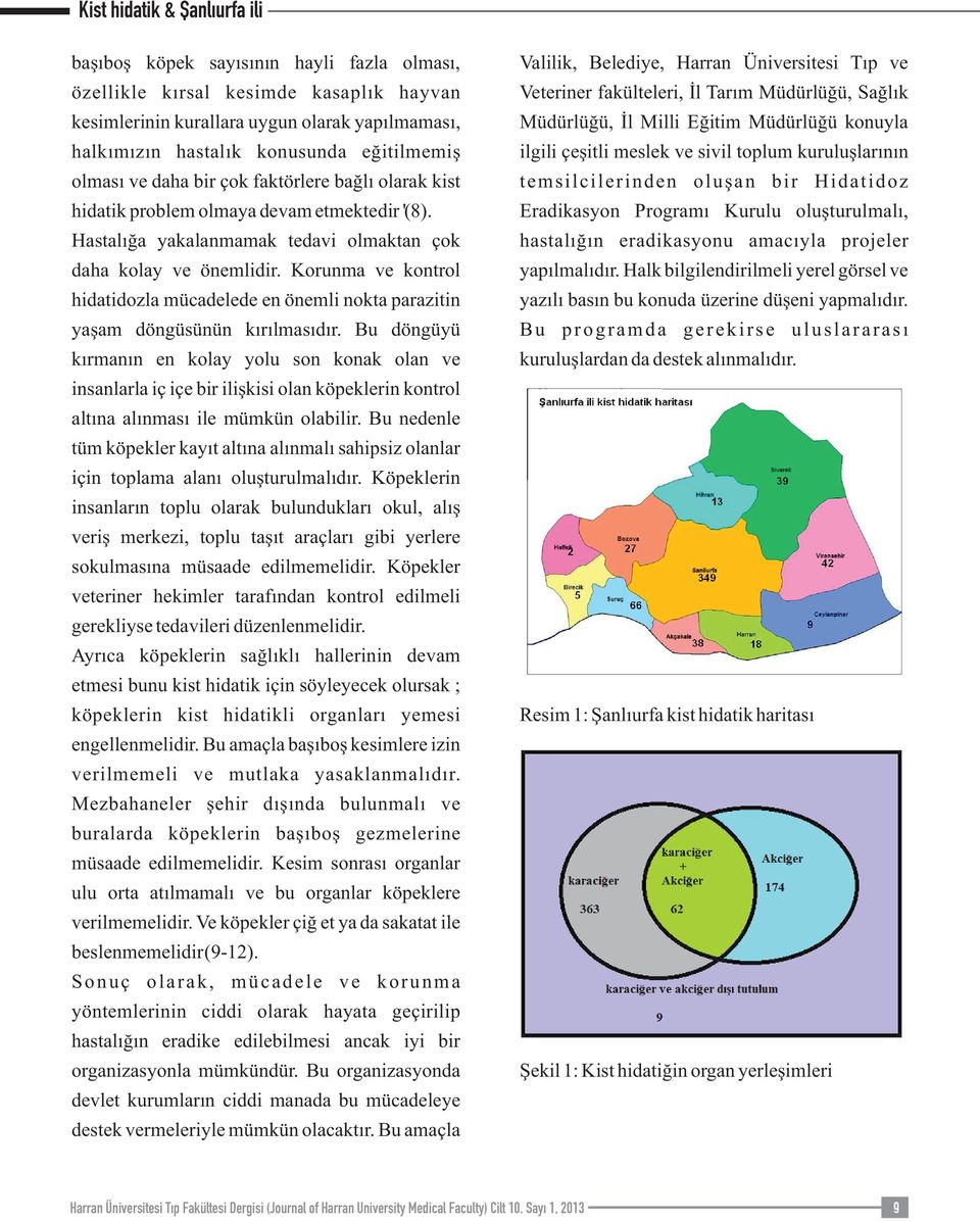 Korunma ve kontrol hidatidozla mücadelede en önemli nokta parazitin yaşam döngüsünün kırılmasıdır.