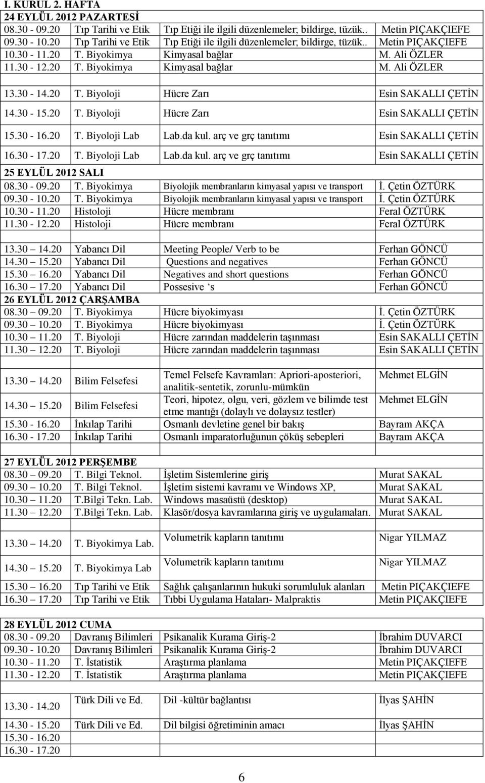 Biyokimya Biyolojik membranların kimyasal yapısı ve transport İ. Çetin ÖZTÜRK T. Biyokimya Biyolojik membranların kimyasal yapısı ve transport İ. Çetin ÖZTÜRK 10.30-11.