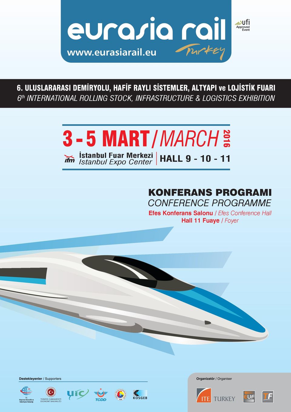 MART / MARCH İstanbul Fuar Merkezi Istanbul Expo Center KONFERANS PROGRAMI