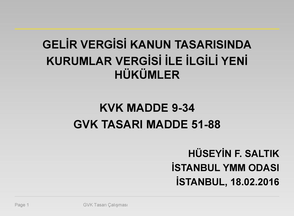 9-34 GVK TASARI MADDE 51-88 HÜSEYİN F.