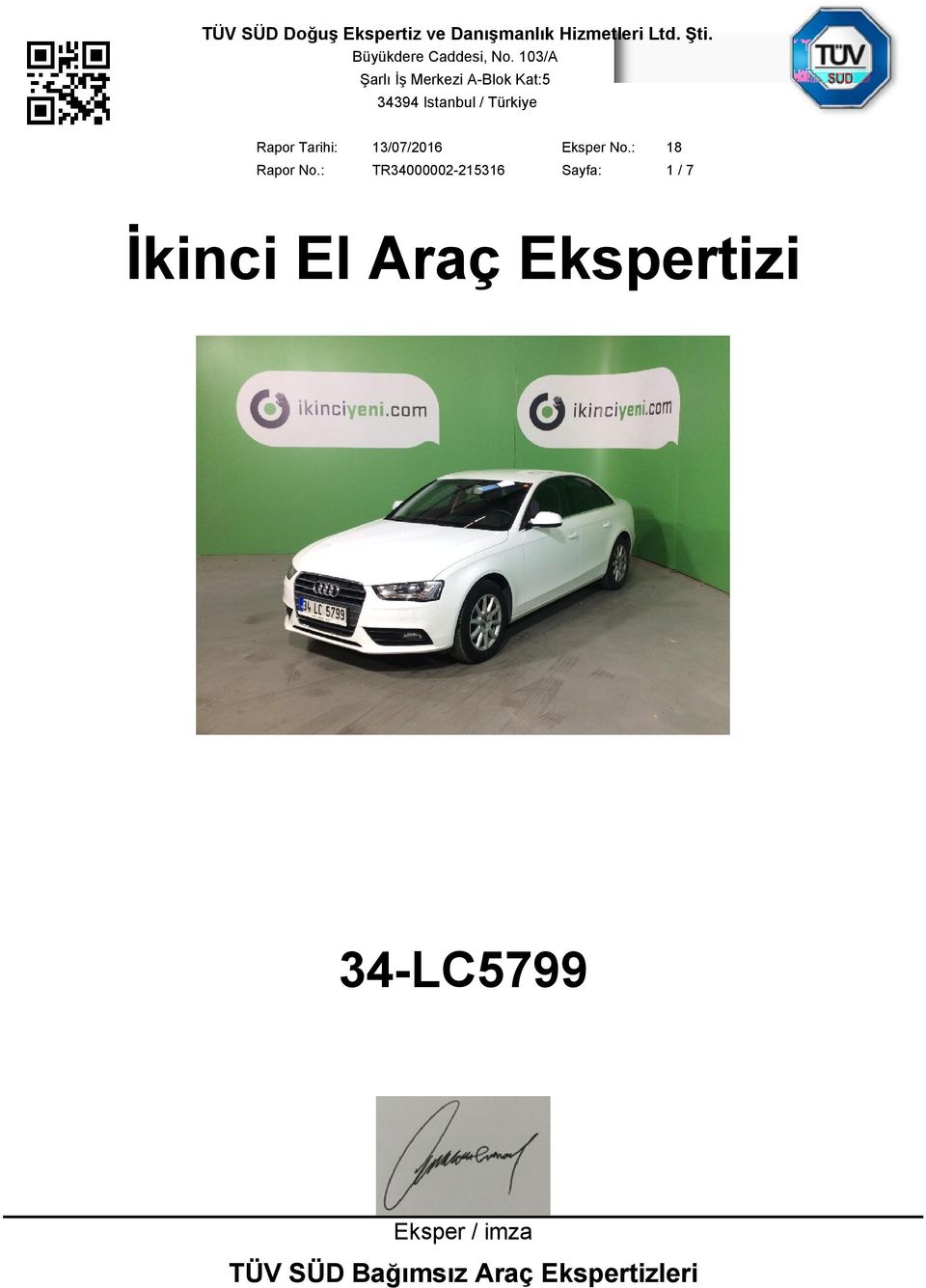 7 İkinci El Araç Ekspertizi