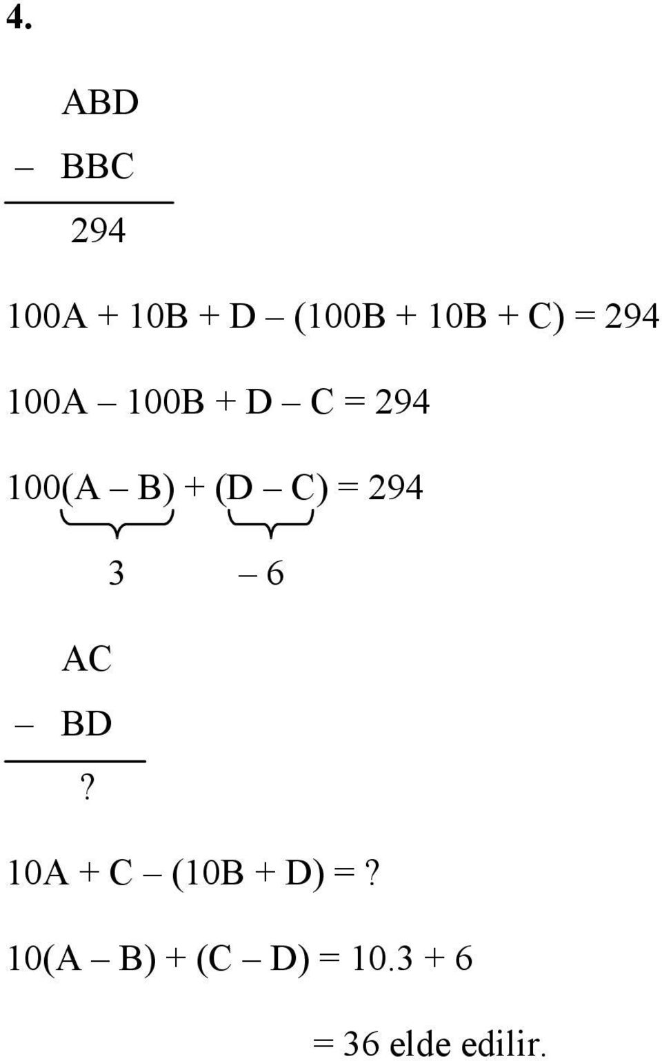 (D C) 94 6 AC BD? 0A C (0B D)?