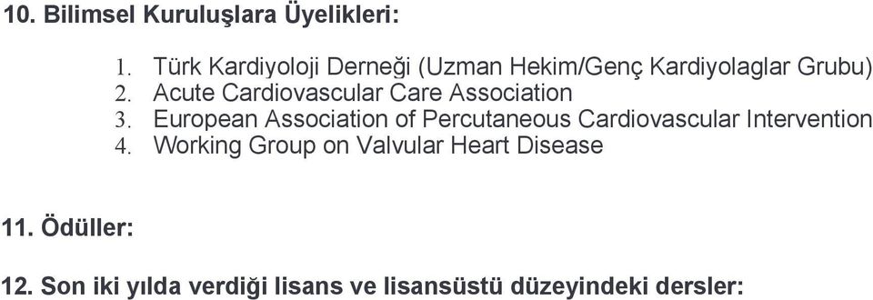 Acute Cardiovascular Care Association 3.