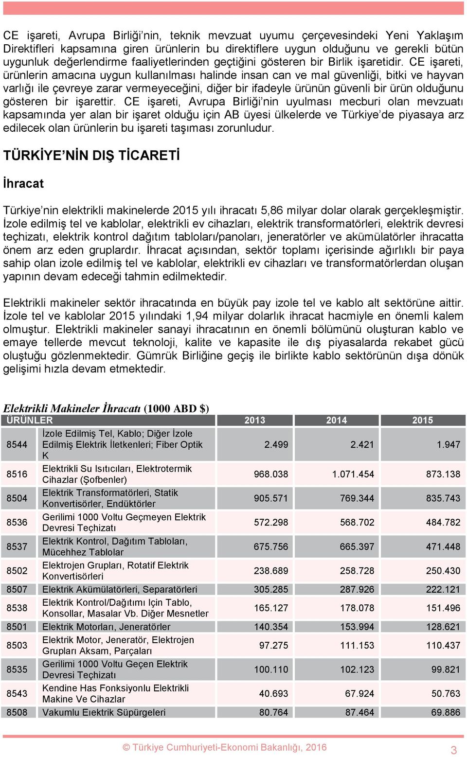 CE işareti, ürünlerin amacına uygun kullanılması halinde insan can ve mal güvenliği, bitki ve hayvan varlığı ile çevreye zarar vermeyeceğini, diğer bir ifadeyle ürünün güvenli bir ürün olduğunu