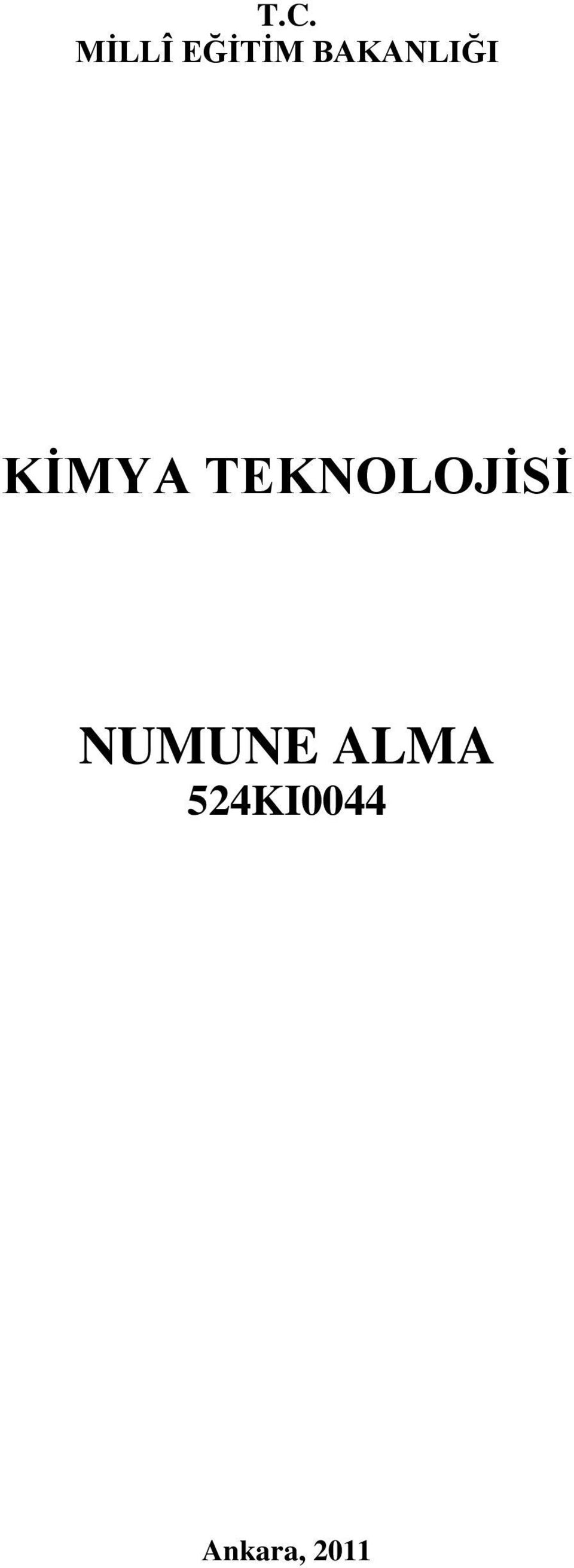 TEKNOLOJĠSĠ NUMUNE