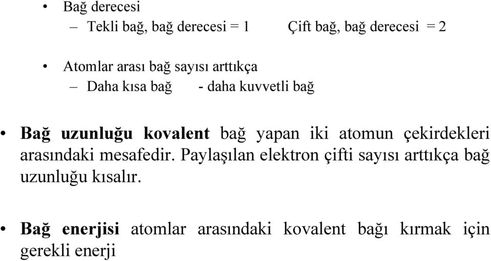 atomun çekirdekleri arasındaki mesafedir.