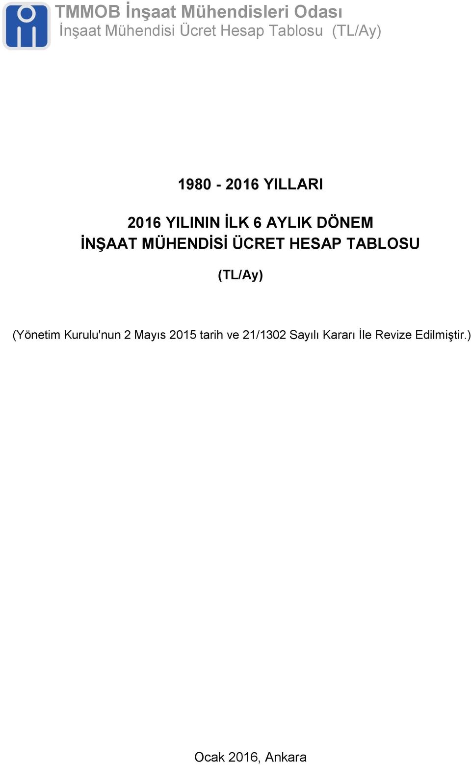 (Yönetim Kurulu'nun 2 Mayıs 2015 tarih ve 21/1302