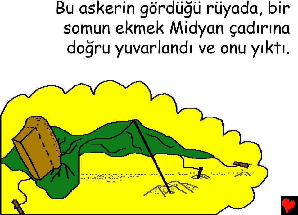 ekmek Midyan çadırına