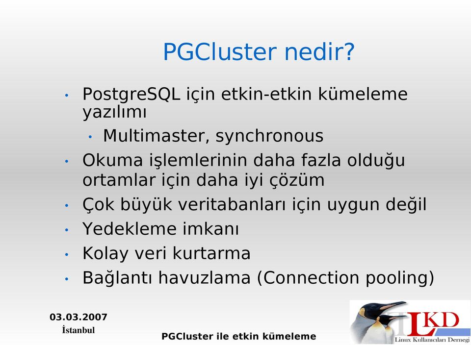 synchronous Okuma işlemlerinin daha fazla olduğu ortamlar için daha