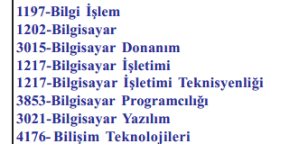 Lisesi mezunlarına bir çok 4 yıllık Fakülte ve Yüksekokul bölümünde Ek Puan verir. Bu ek puan hesabı yapılırken OBP 0,12 ve 0,06 ile çarpılır ve bu puanlar ham YGS-LYS puanlarının üstüne eklenir.