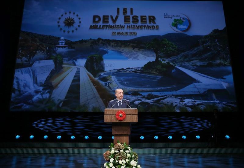 Bu çerçevede Orman ve Su İşleri Bakanlığı tarafından ülke genelinde yapımı tamamlanan, 4 milyar lira yatırım bedelli 151 eser, 22 Aralık Perşembe günü Ankara da Cumhurbaşkanı Recep Tayyip Erdoğan