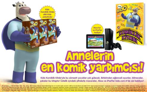 Pınar Kido Kampanyası Ocak-Şubat döneminde çocukların günlük hayatlarında kullanabilecekleri eğlenceli unsurlar içeren Komiklik Kitabı promosyon olarak verildi.