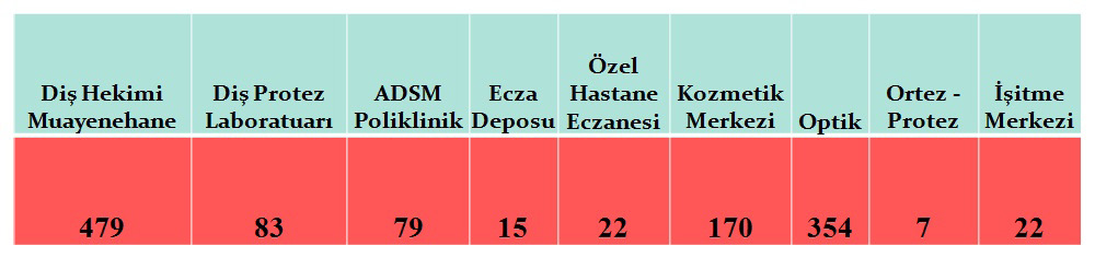 2013 YILI SAĞLIK KURUM VE