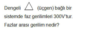 44 46 Şekildeki devrede V1 voltmetresi 0V, V2 voltmetresi 35V gösterirken devrenin görünür gücü 200V olarak ölçülüyor. Devre akımının bu esnada ne kadar olduğunu bulunuz.